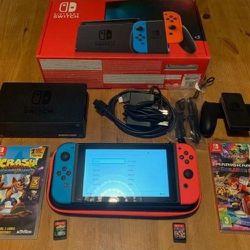 Nintendo Switch Brand New In A Great Condition Just Used It For 5 Times So I don't Want It Again If You Are Interested Contacts Me 405,,322,,5741,, Thumbnail