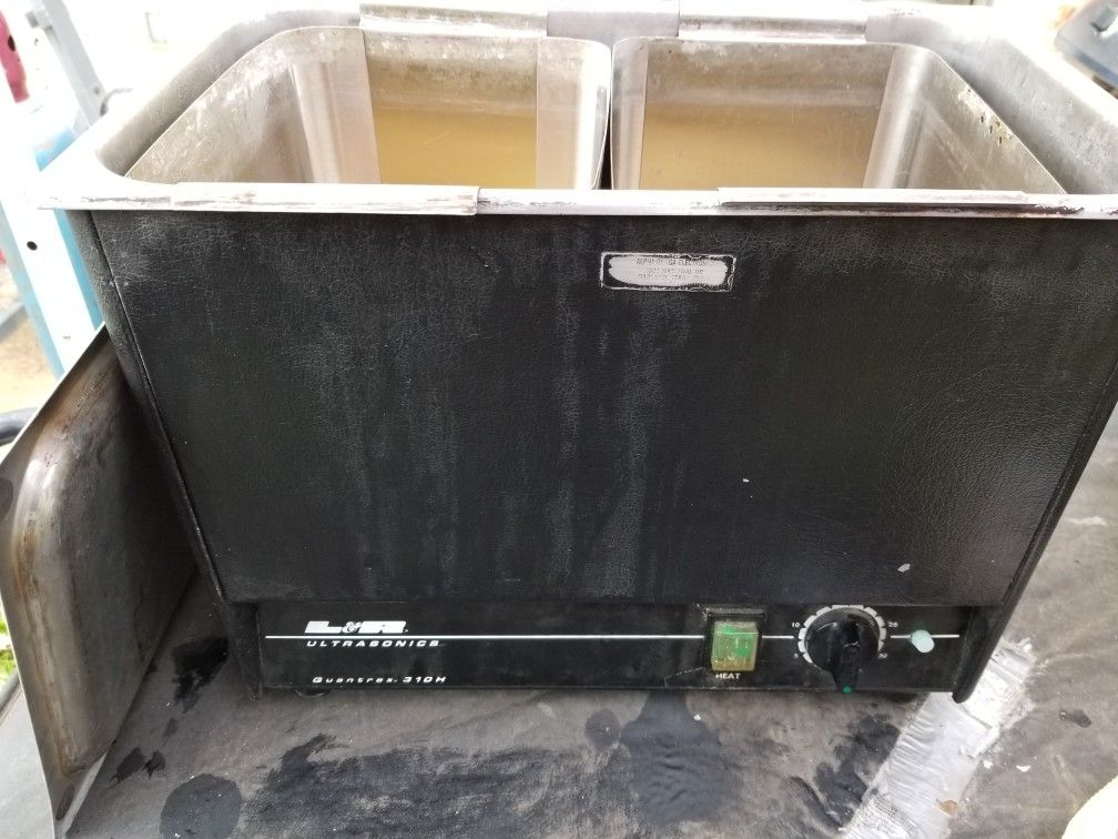 L&R Quantrex-310H ultrasonic cleaner with heater. 3.2 gallon $150