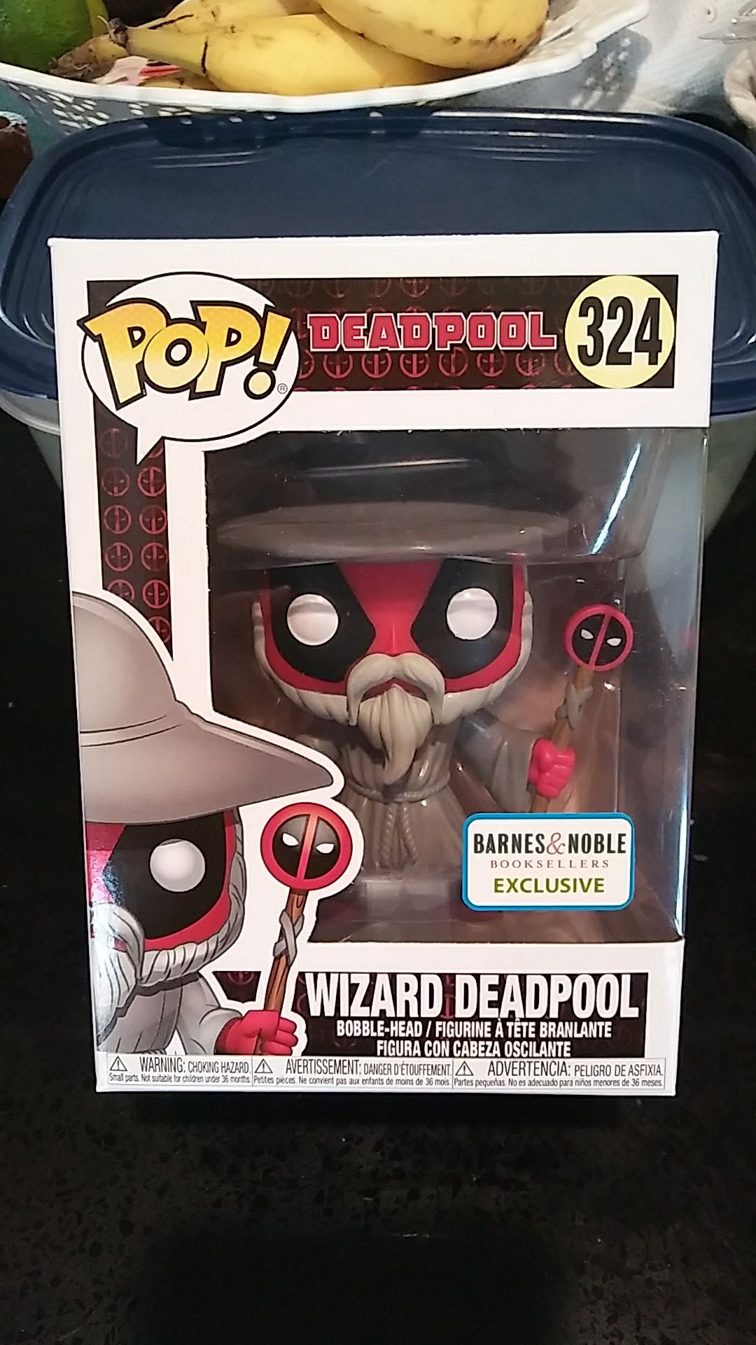 Deadpool #324 Wizard Deadpool Funko Pop Barnes & Noble Exclusive 