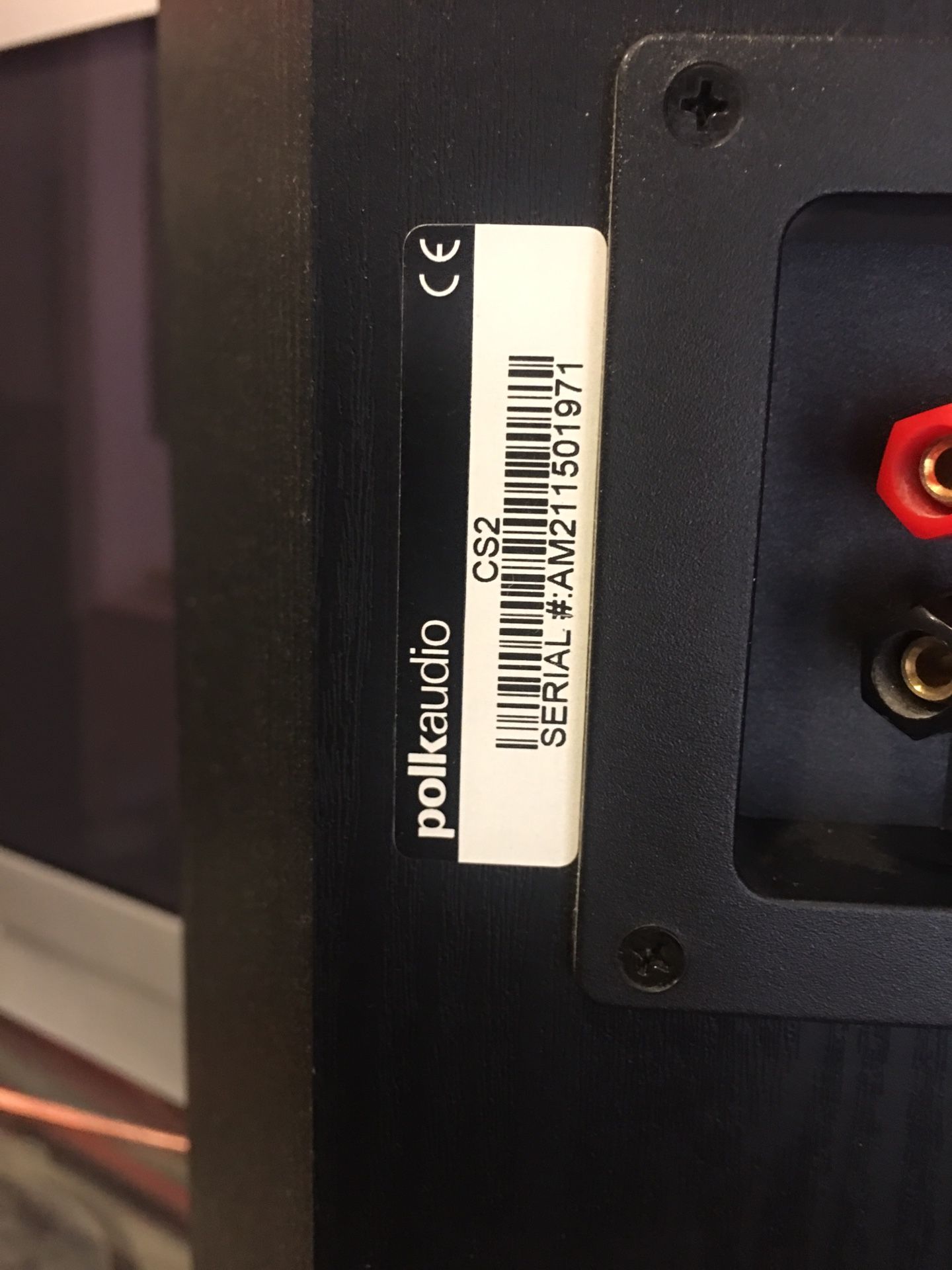 Polk sc2 center speaker
