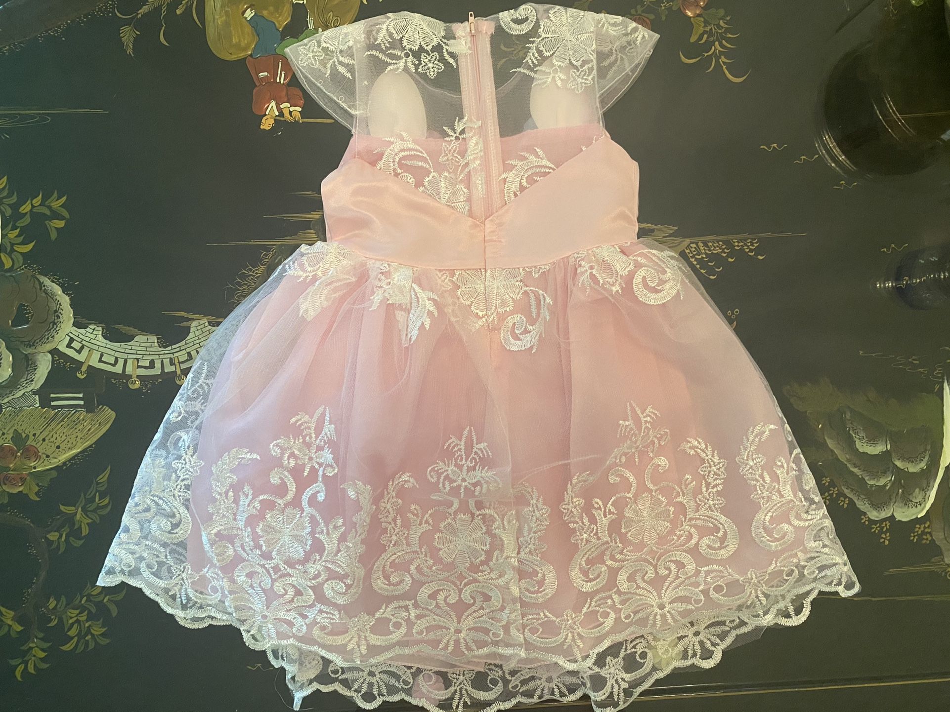 Brand New, Never Worn Gorgeous 3pc Unicorn Dress Set w/ Headband and Jacket, size 3T, color pink π¦