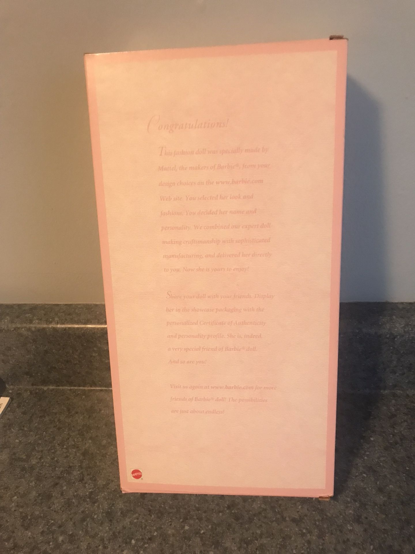 My Design Premiere Edition Barbie Doll In Box