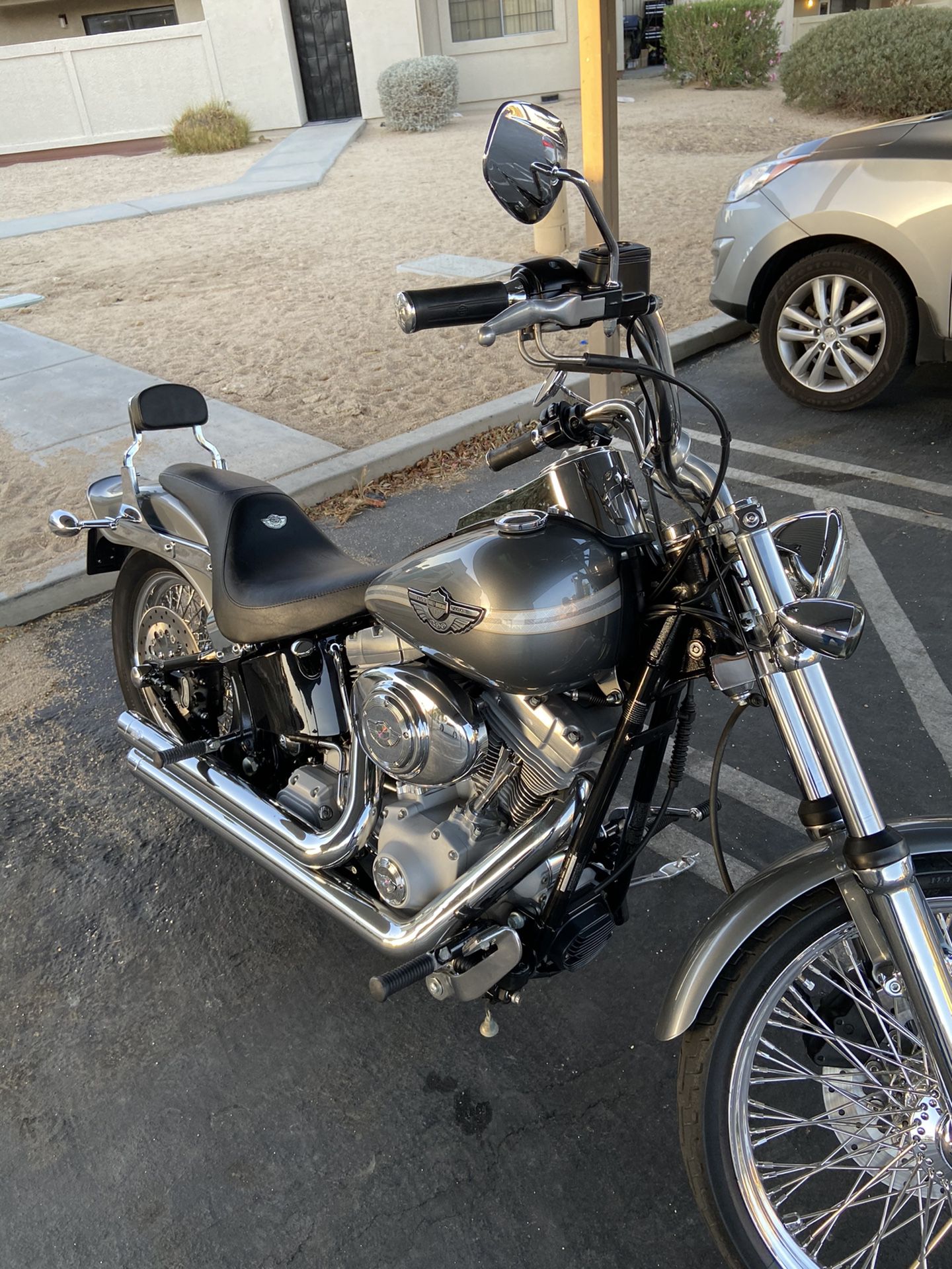 Harley Davidson, Soft Tail Fxts, Grey, 1400cc