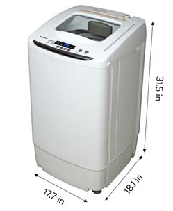 Magic Chef 0.9 cu ft Compact Top-Load Washer in White Thumbnail