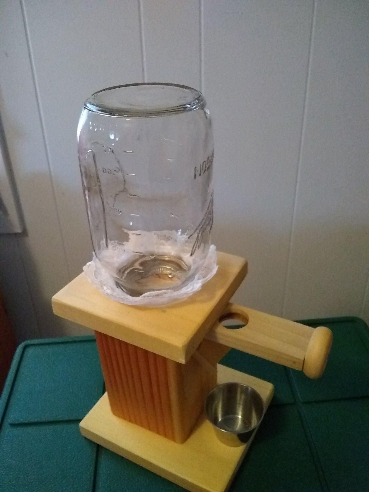 Homemade Ball Jar, candy dispenser