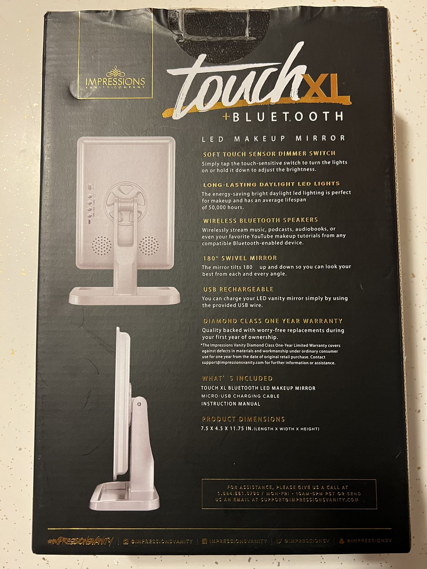 Impressions Vanity Touch XL bluetooth 