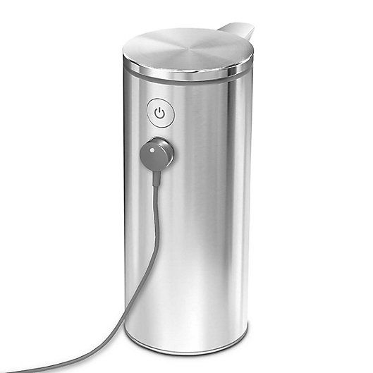 simplehuman® Touchless Sensor Soap/Sanitizer Pump in Brushed Stainless Steel