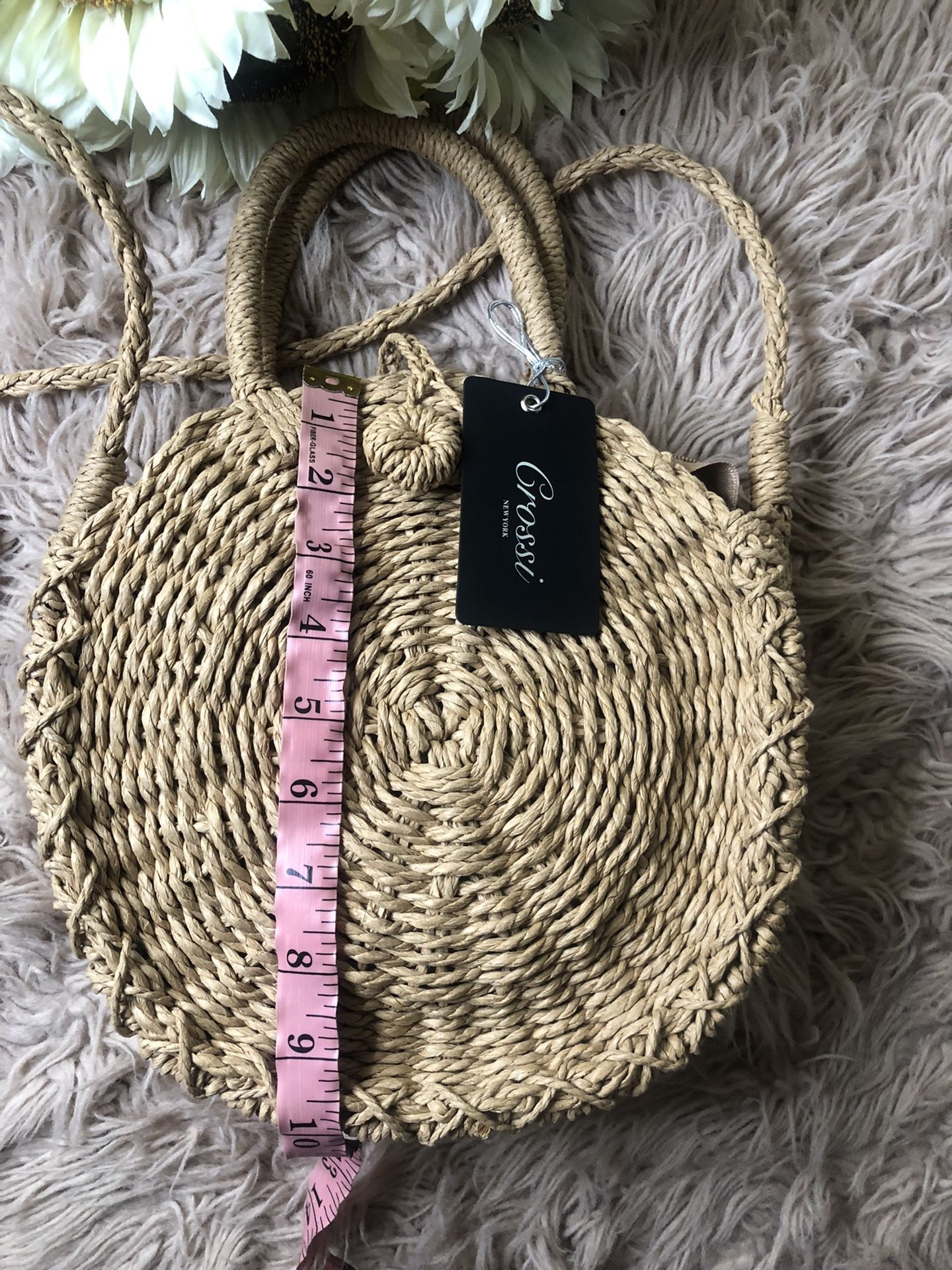 Straw Crossbody Bag