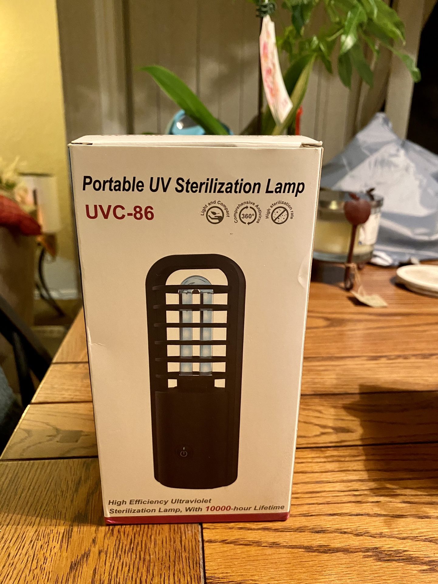 Portable UV Sterilization Lamp