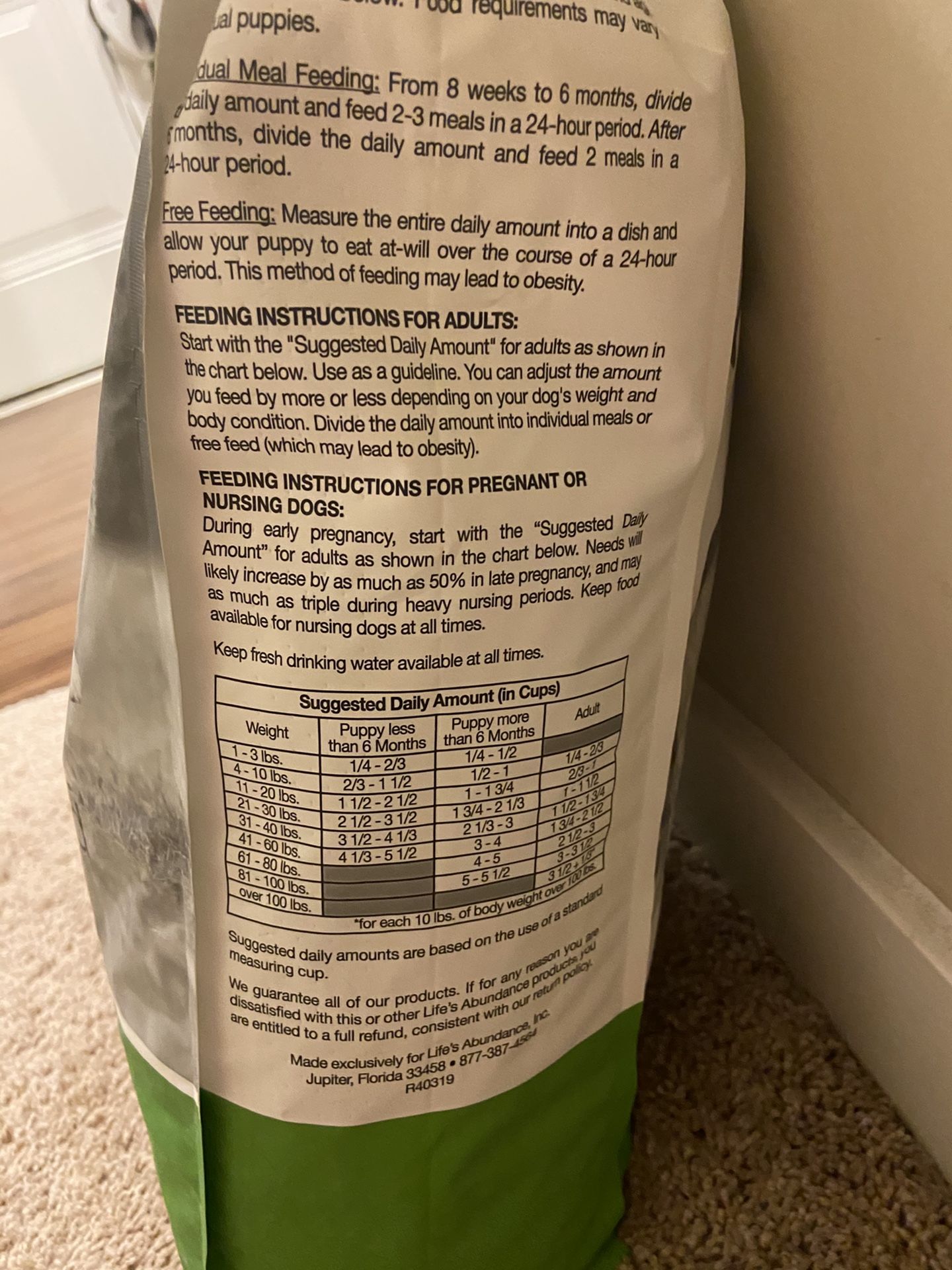 Life’s Abundance All Life Stage Dog Food-20 lb