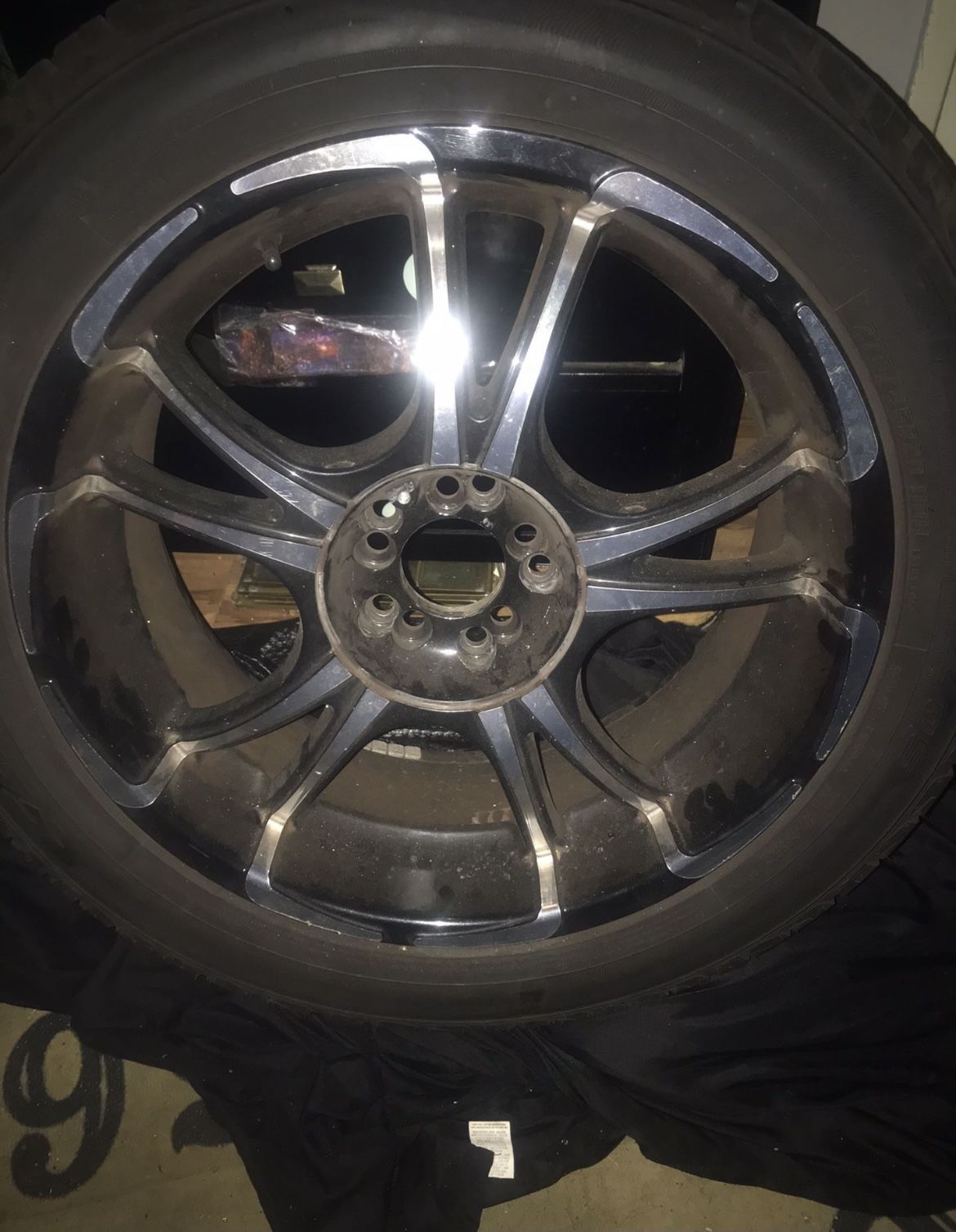 20” Forte twisted rims with tires!