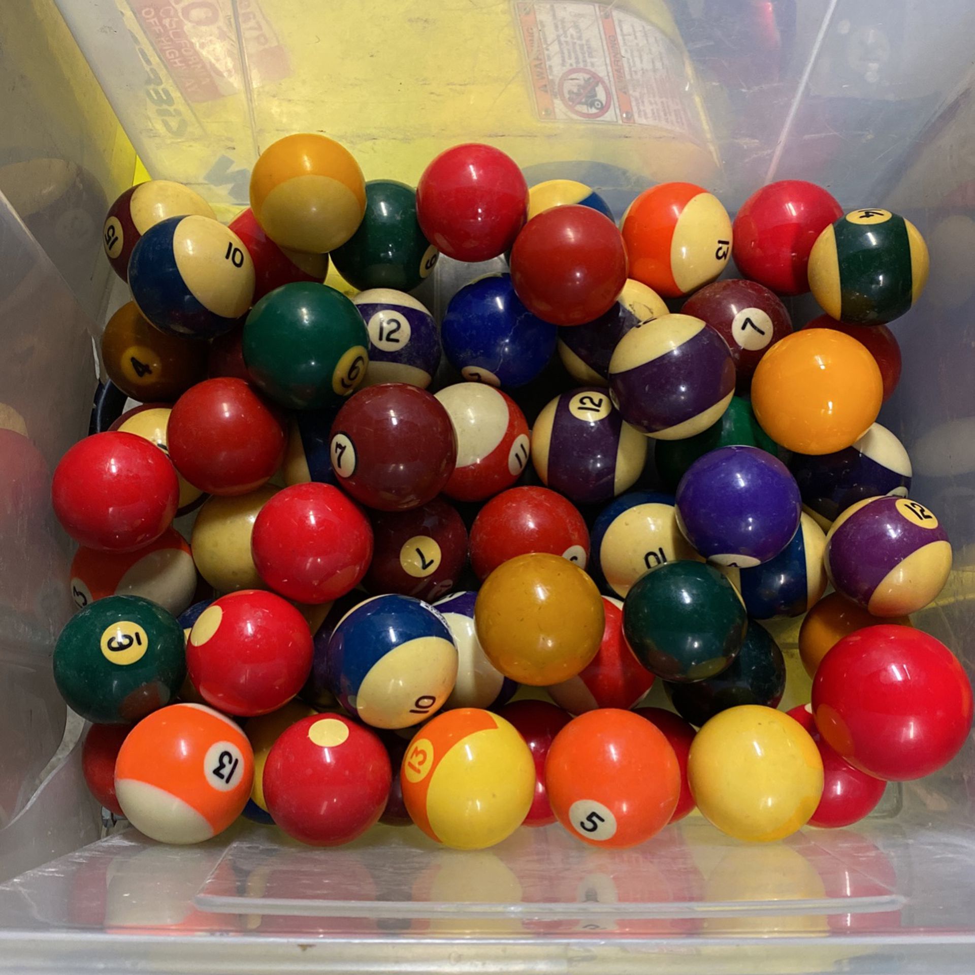 Lot Of Used Billiards 🎱 Pool Table Balls $55 