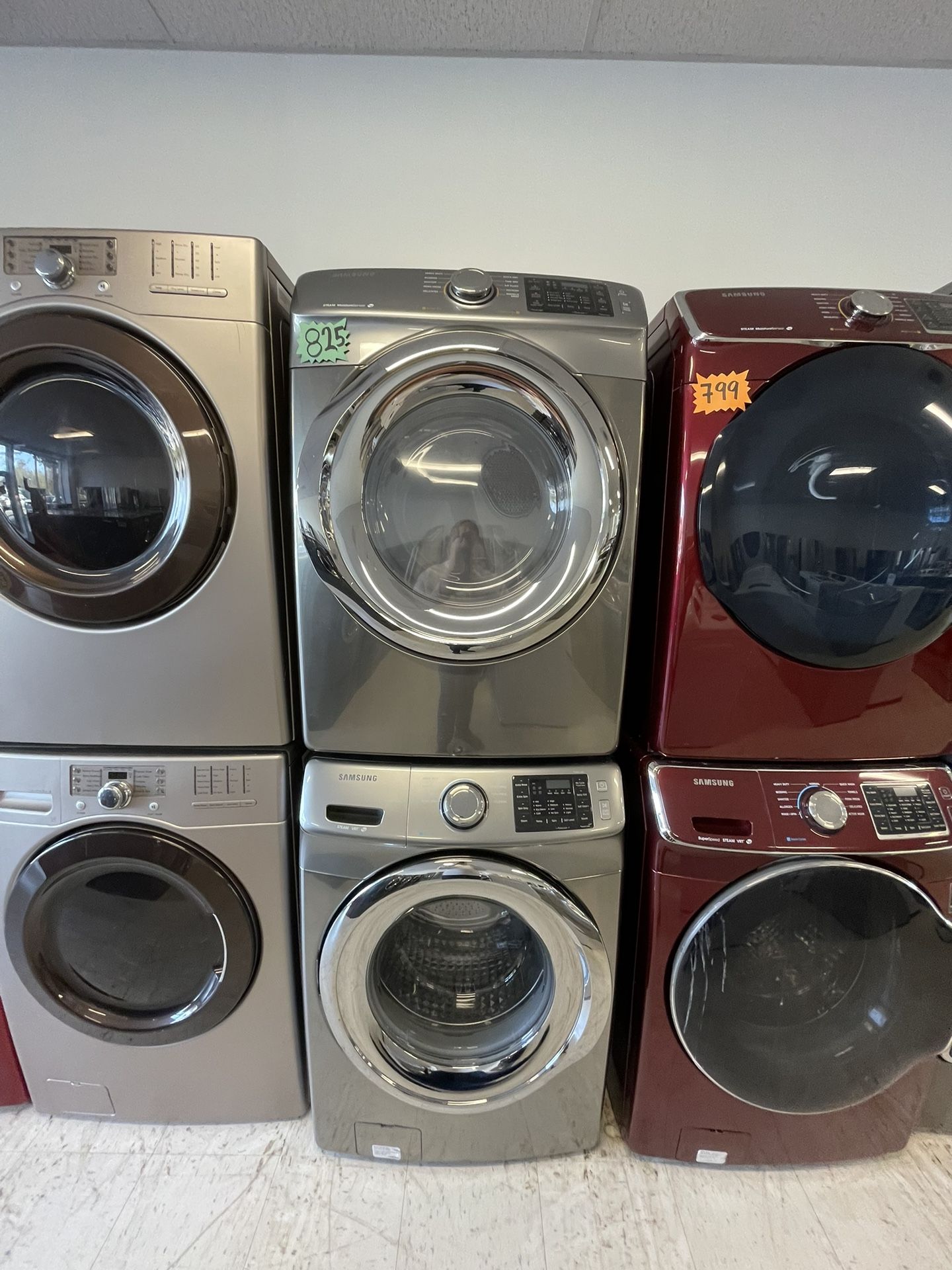 Samsung Front Load Washer And Electric Dryer Set Used Good Condition With 90days Warranty