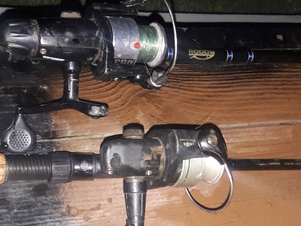 TWO ROD & REEL COMBOS