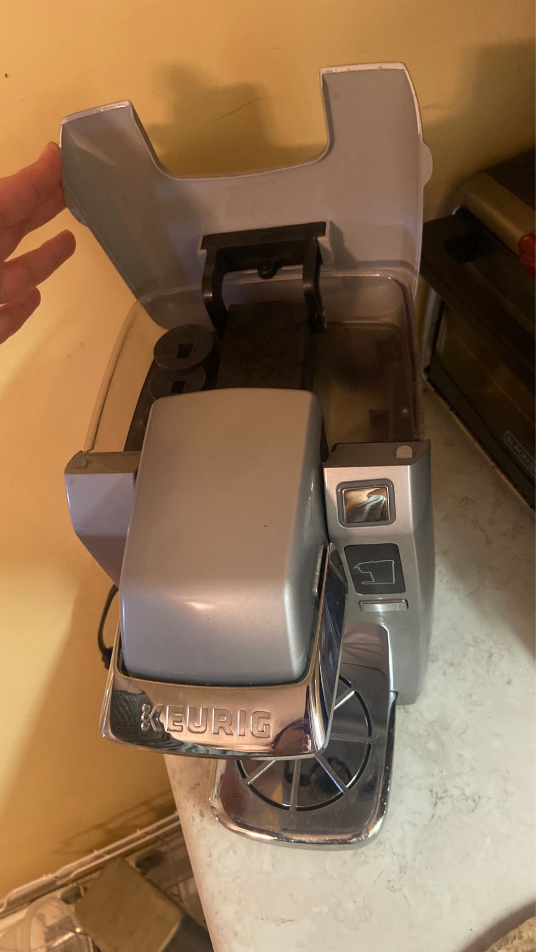 Keurig silver single cup