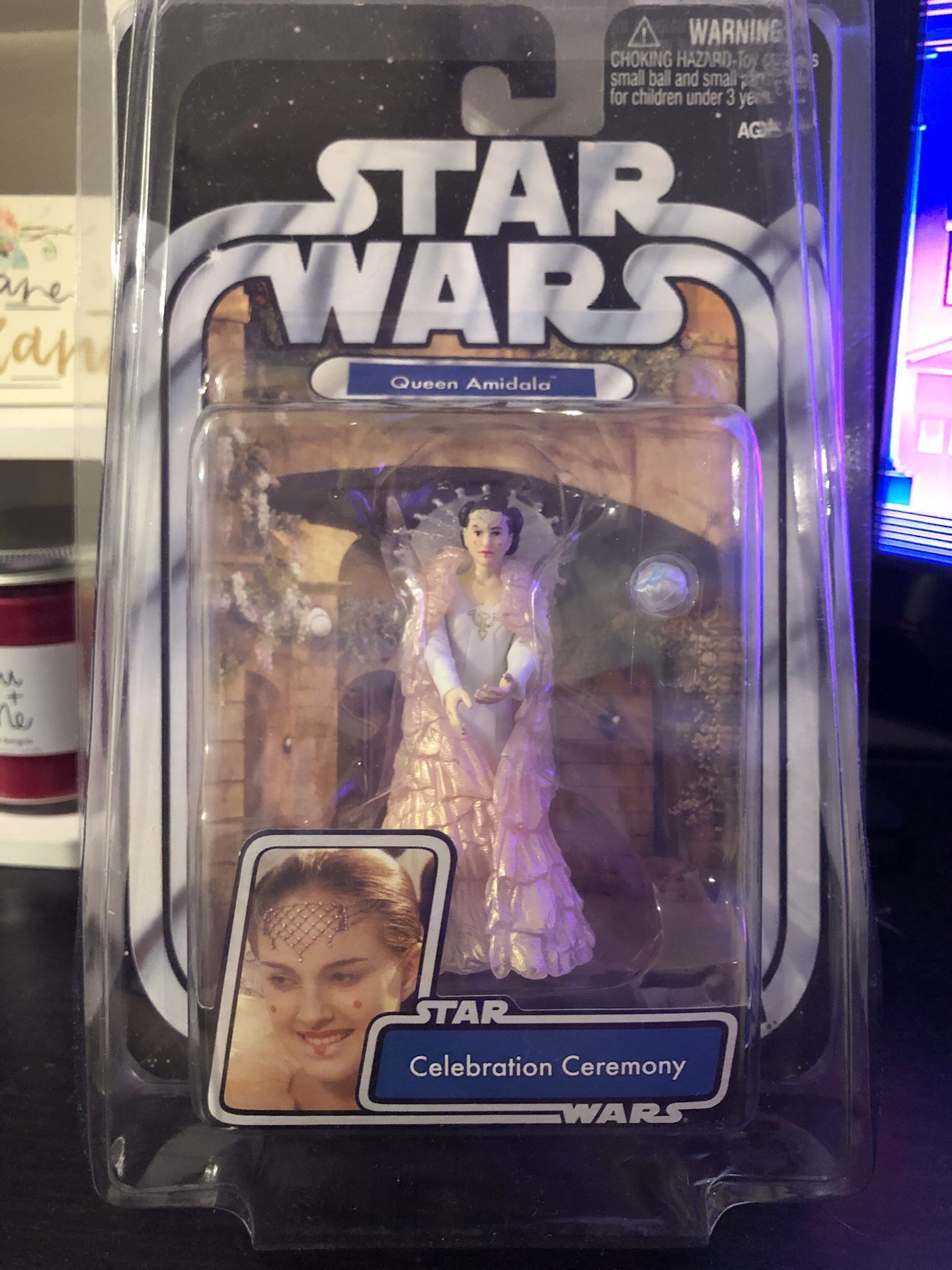 Extremely Rare Queen Amidala Phantom Menace Celebration Figure