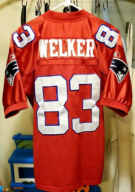 NFL  New England Patriots Wes Welker#83 Stitched Jersey Brand Reebok Size 50