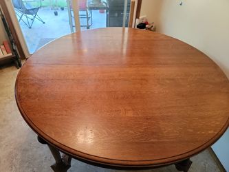 Antique Oak Table  Thumbnail