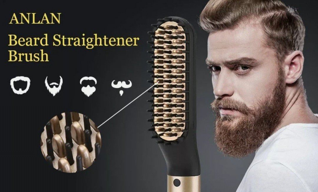 Beard Brush Straightener