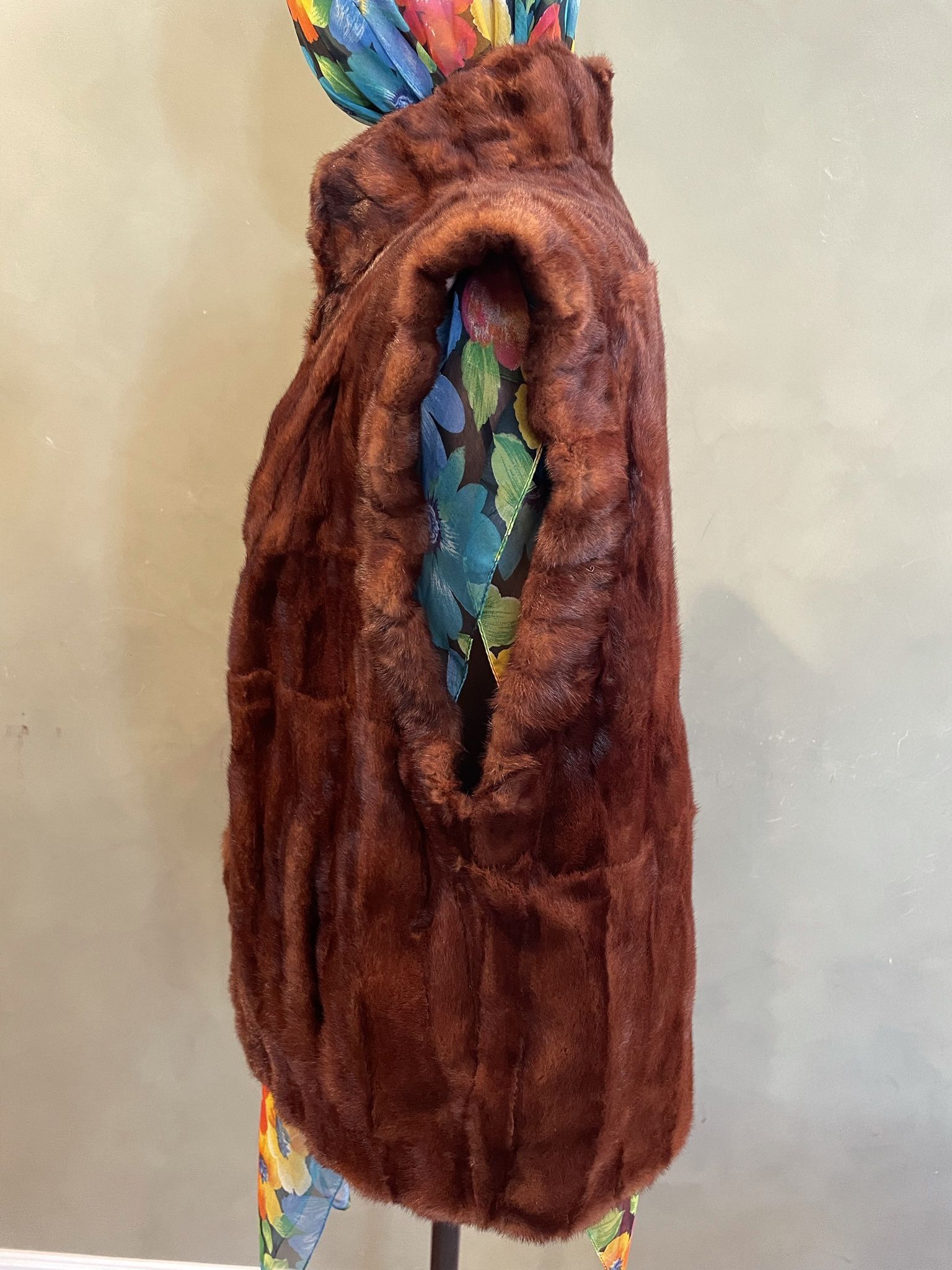 Real Fur Vest Size M/L