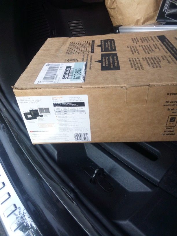 Brand New Cadet High Output Fan Forced Heater