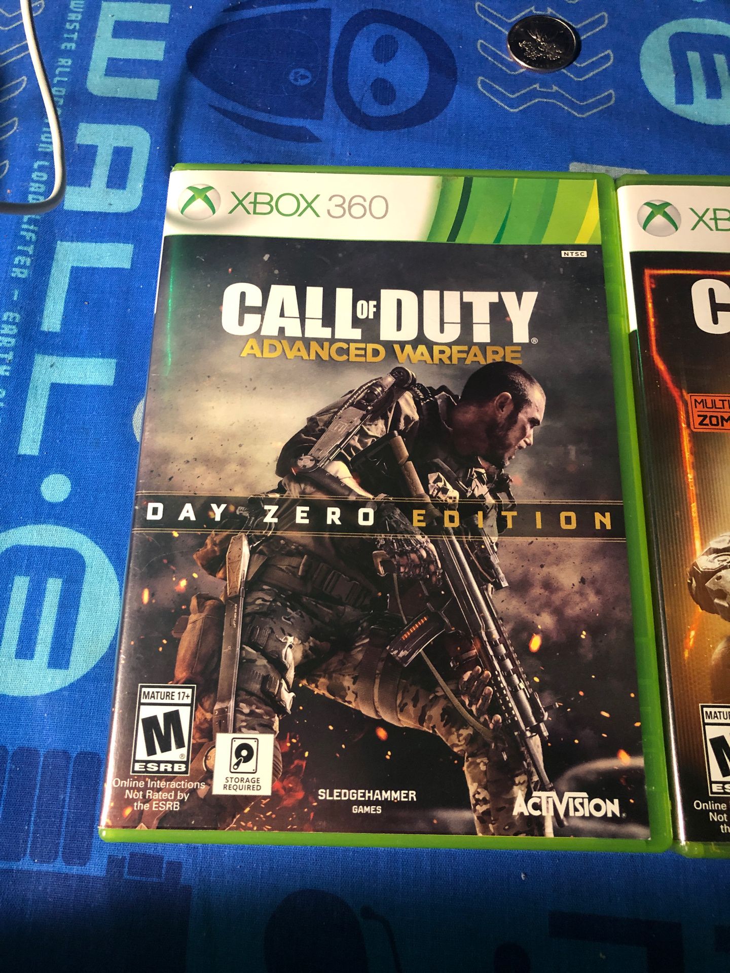 Call of duty advance warfare,black ops 3 Xbox 360 for Sale in Charlotte ...