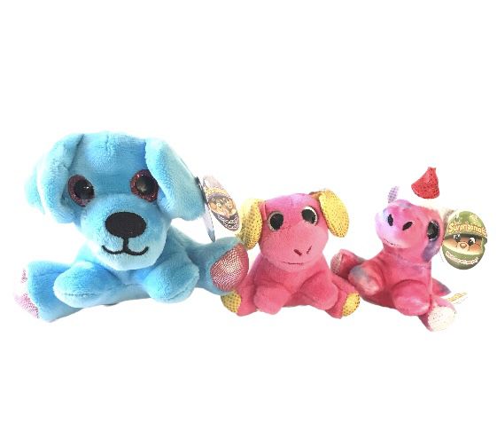 SURPRIZAMALS PLUSH Ruby Dog, Remy Ram, Merry Horse Lot of 3 Stuffed Animal Toys