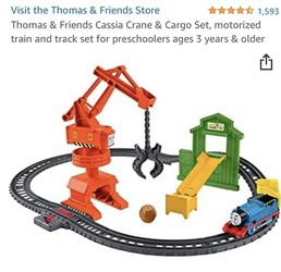 WTL - Thomas And Friends  Cassia Crane And Cargo Set Thumbnail