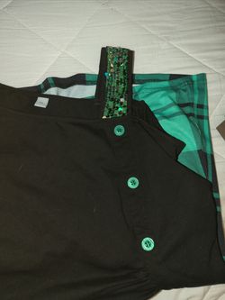Green And Black Plaid Dress Shirt Thumbnail