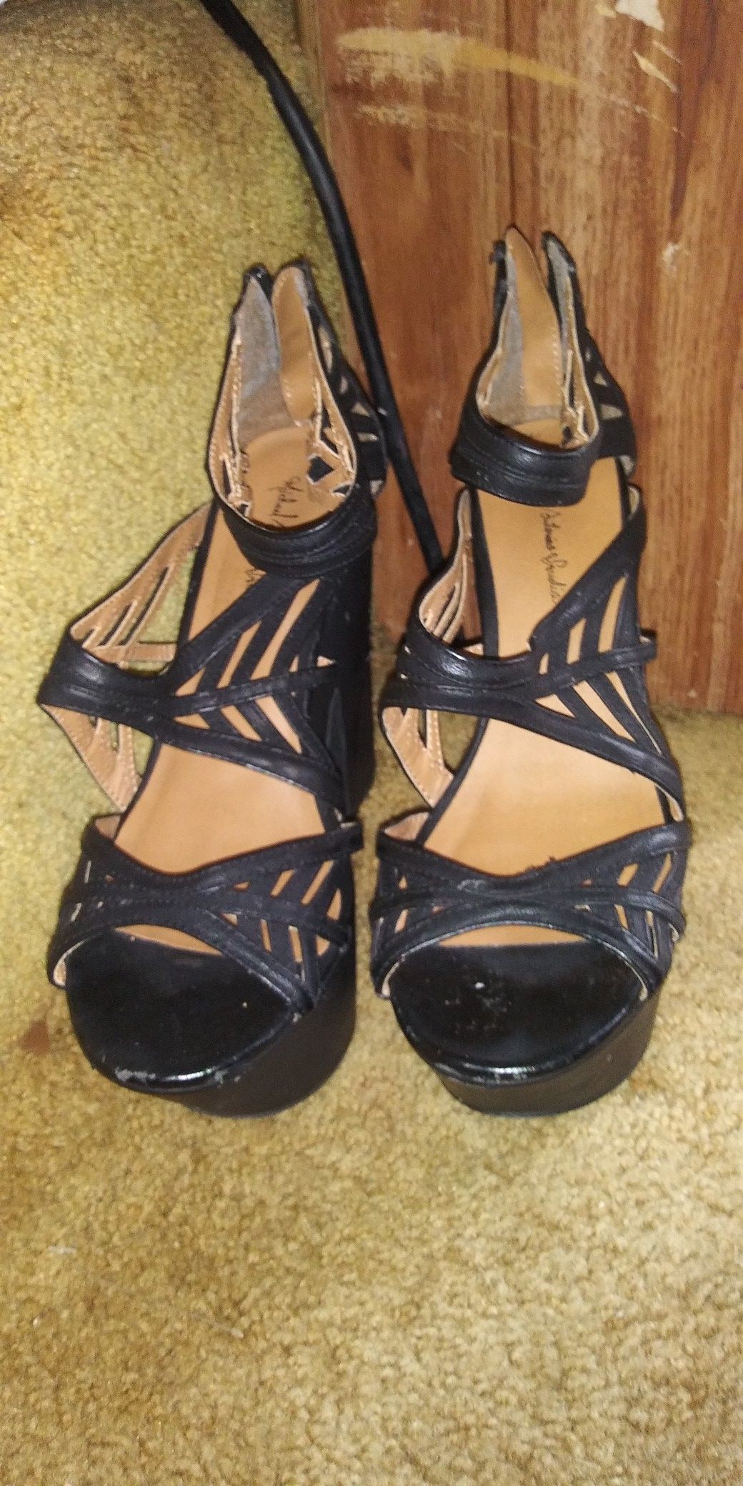 Black high heels