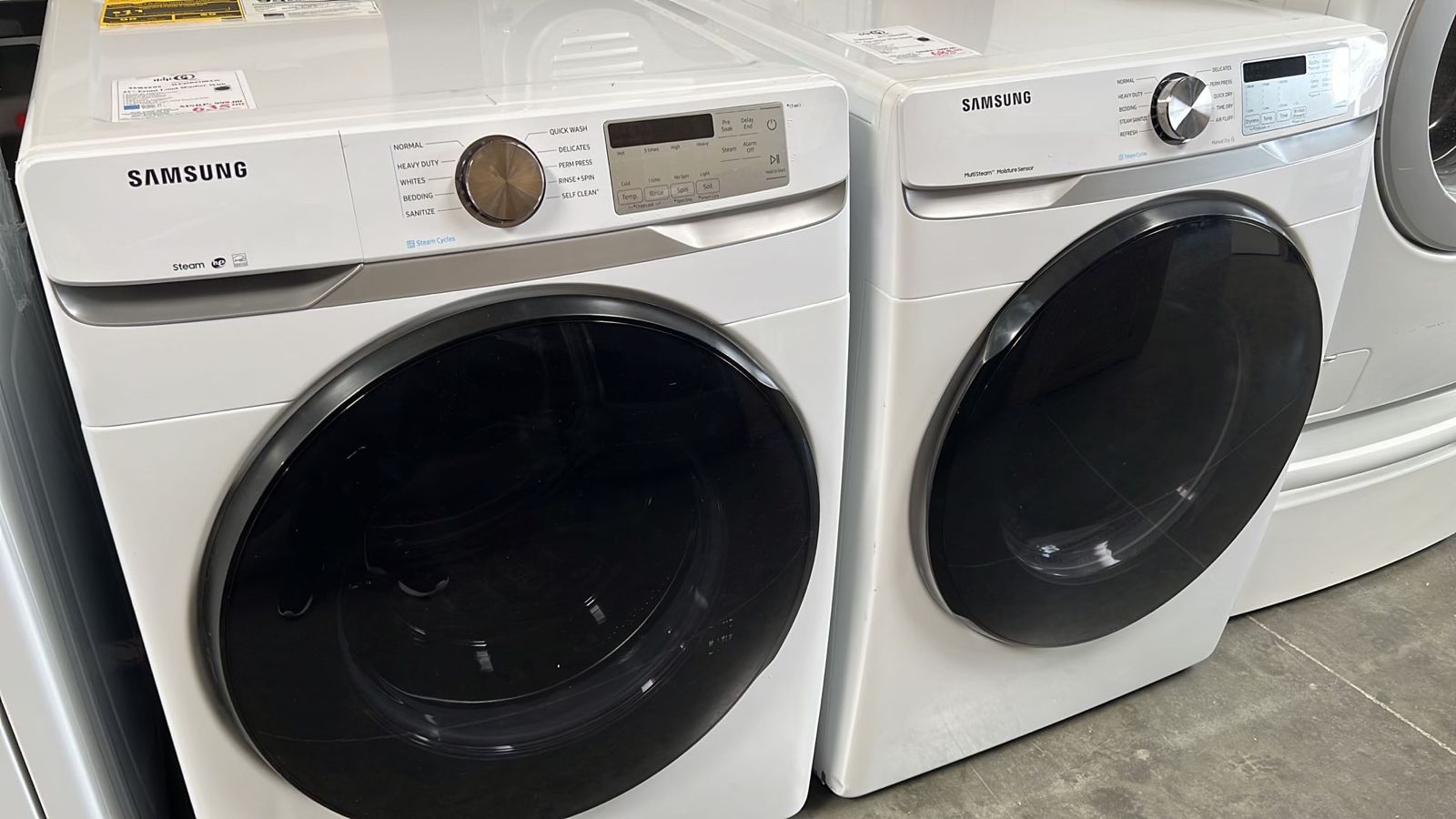 New Samsung Washer And Gas Dryer