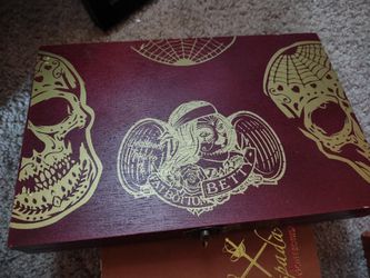 Halloween Day Of The Dead Stash Boxes, Hand Made.  Thumbnail
