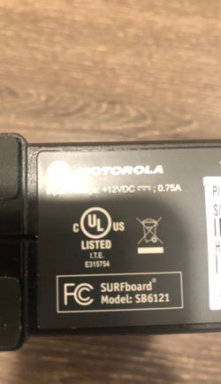Motorola Surfboard Cable Modem (Xfinity/Comcast/and others) Thumbnail