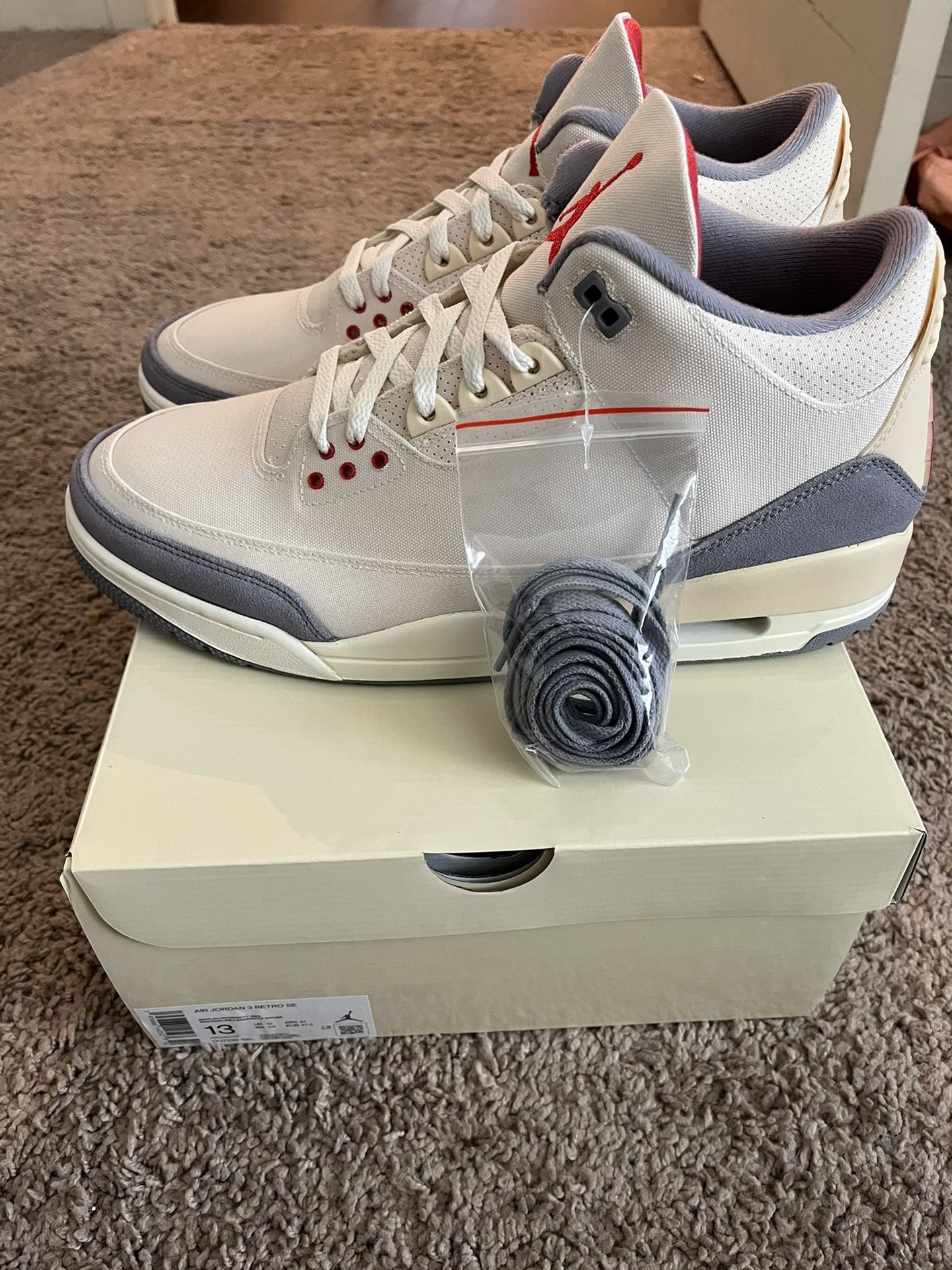Air Jordan Retro 3 Muslin SE