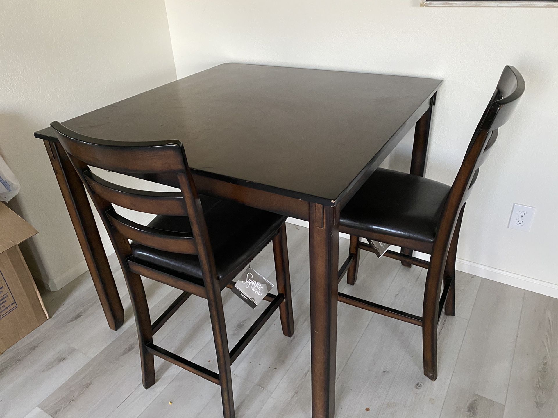 Wooden brown table