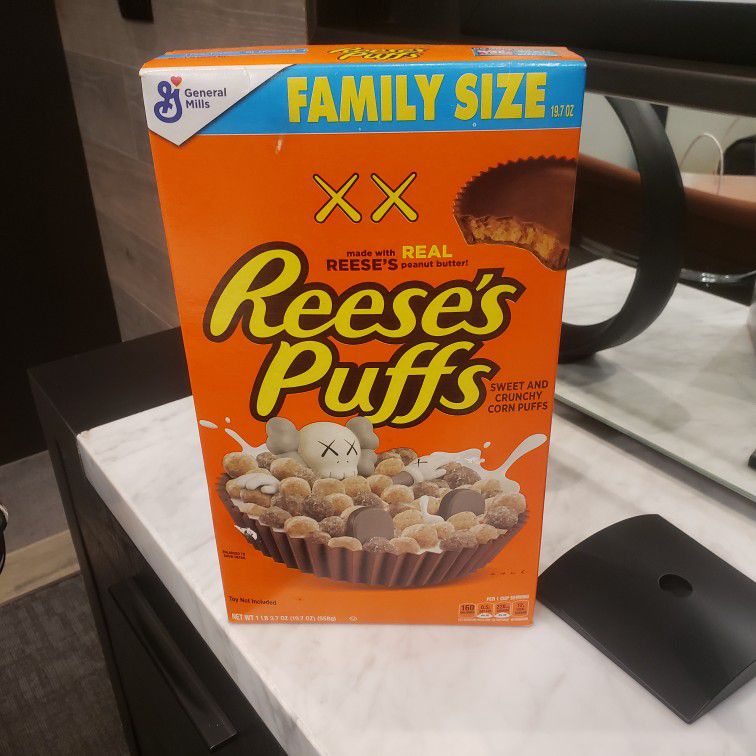 KAWS x Reese's Puffs Cereal