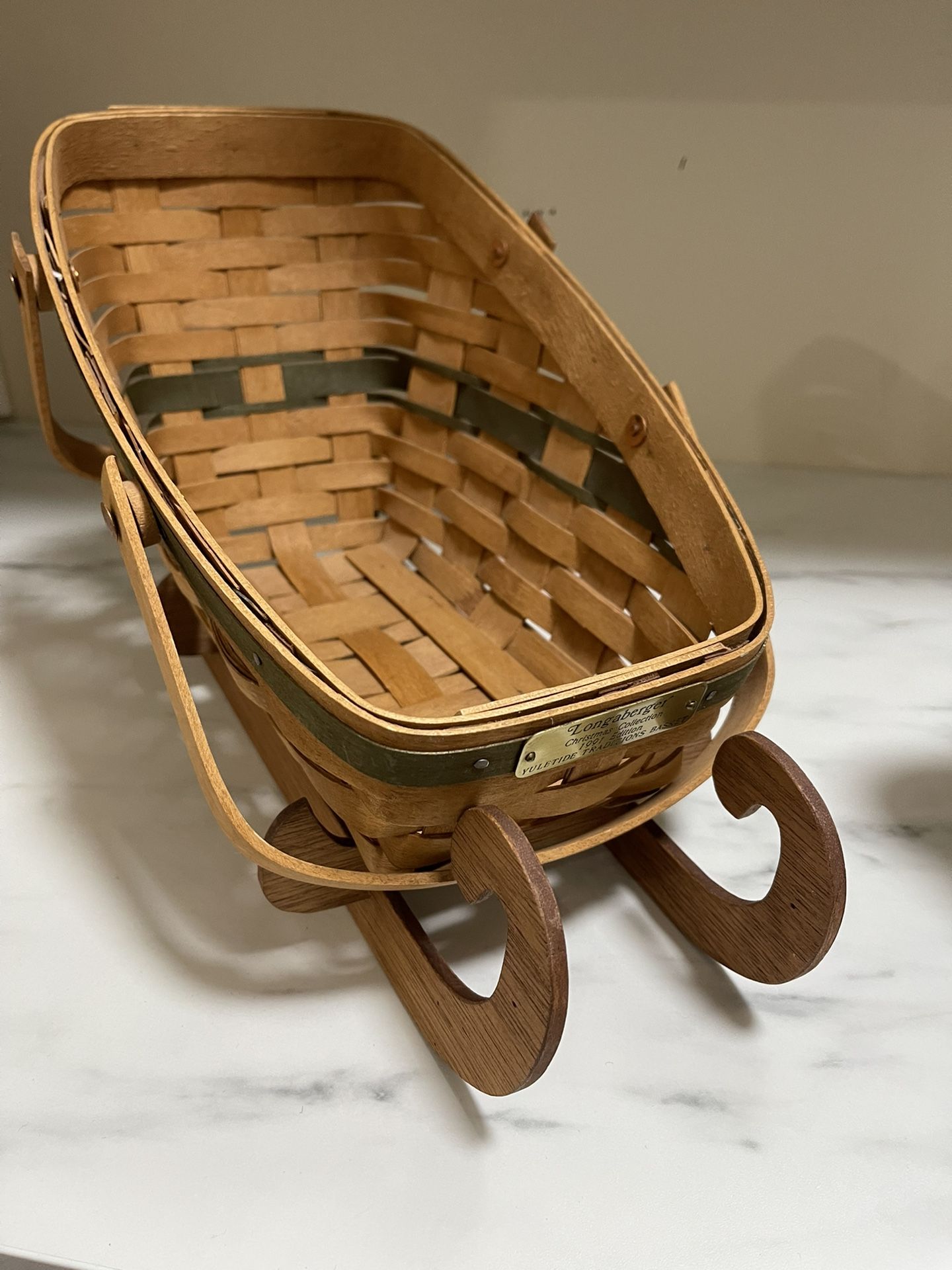 Longaberger 1991 Yuletide Traditions Basket