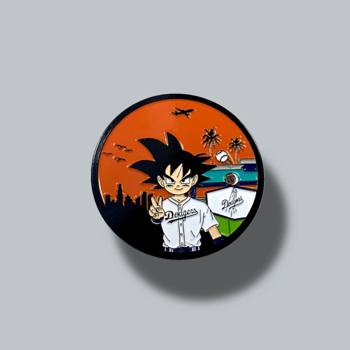 Dragonball Z Goku Dodgers pin