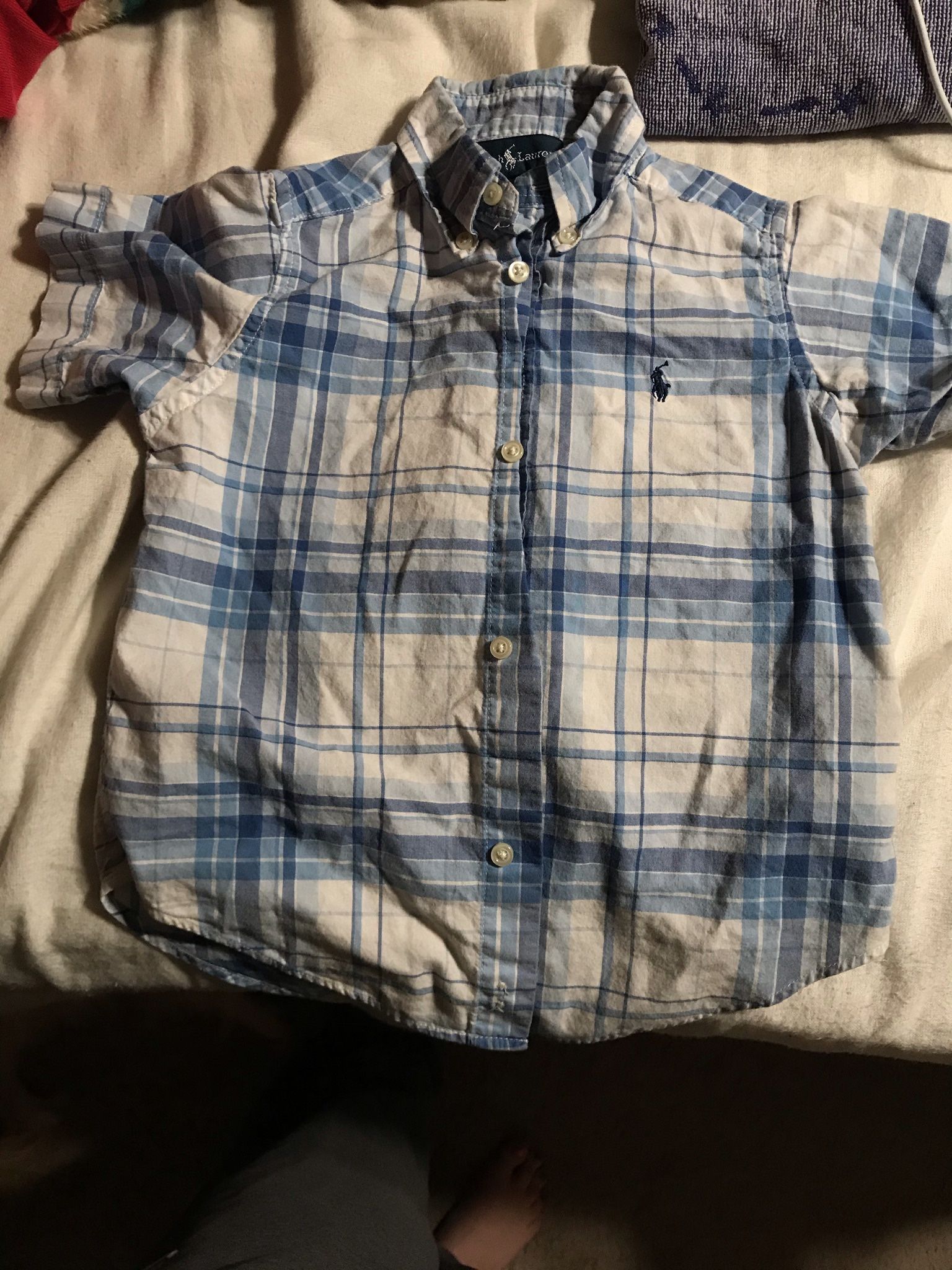 Ralph Lauren Boys 3t s/s Shirt