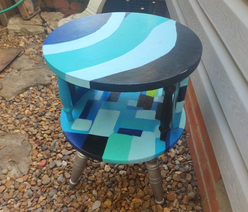 Hand Painted Table