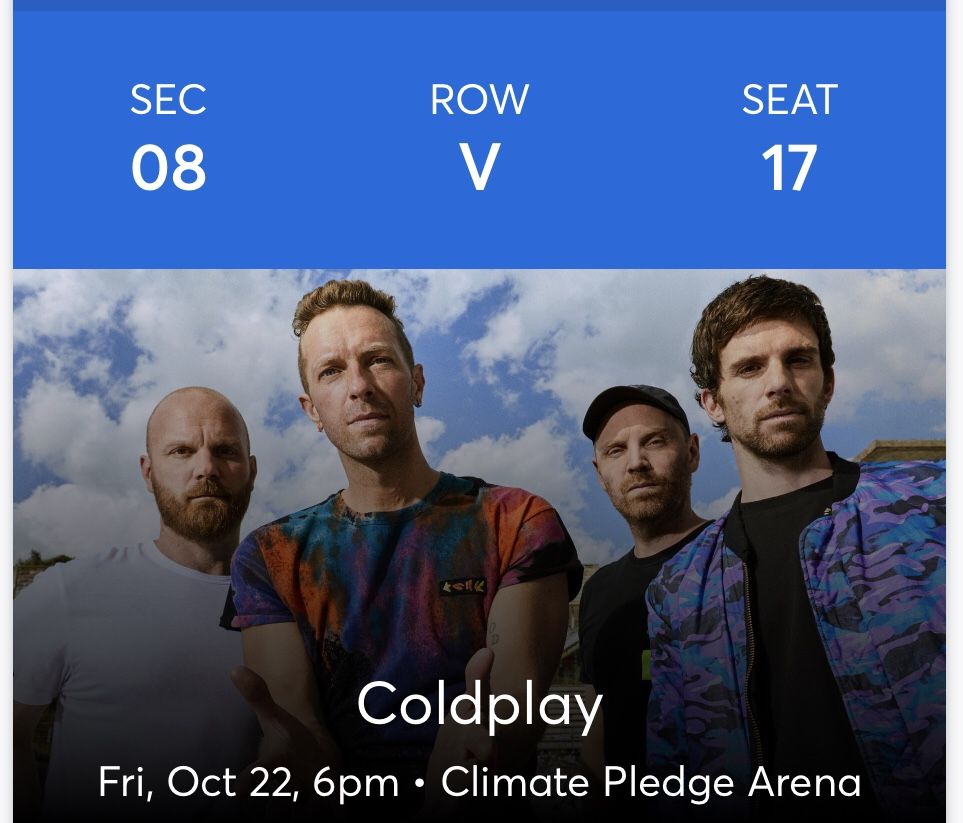 Coldplay - 10/22