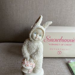 Easter Bunny Basket of Cheer”  Dept 56 Snowbabies Thumbnail