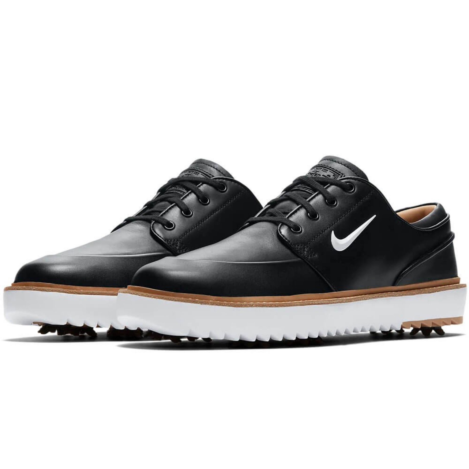 Nike Janoski G Tour Golf Shoes Black White Gum for Sale in