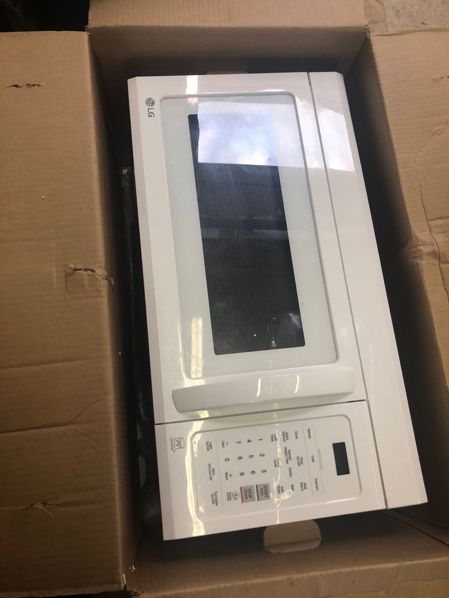 Lg Over the range microwave