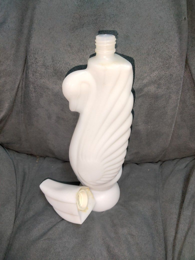 Vintage Avon Milk Glass Perfume Bottle 