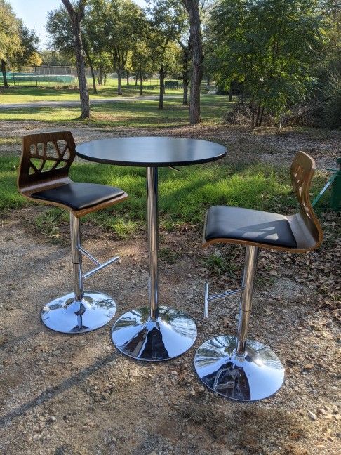 Bistro Table And Chairs Adjustable
