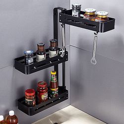 Cutlery Storage Room, Kitchen Storage Rack, Practical Kitchen Storage Rack for Food, Kitchen Accessories and Tableware Thumbnail