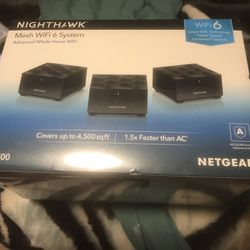 Netgear nighthawk mesh Wi-Fi six system advanced whole home Wi-Fi AX1500 Thumbnail