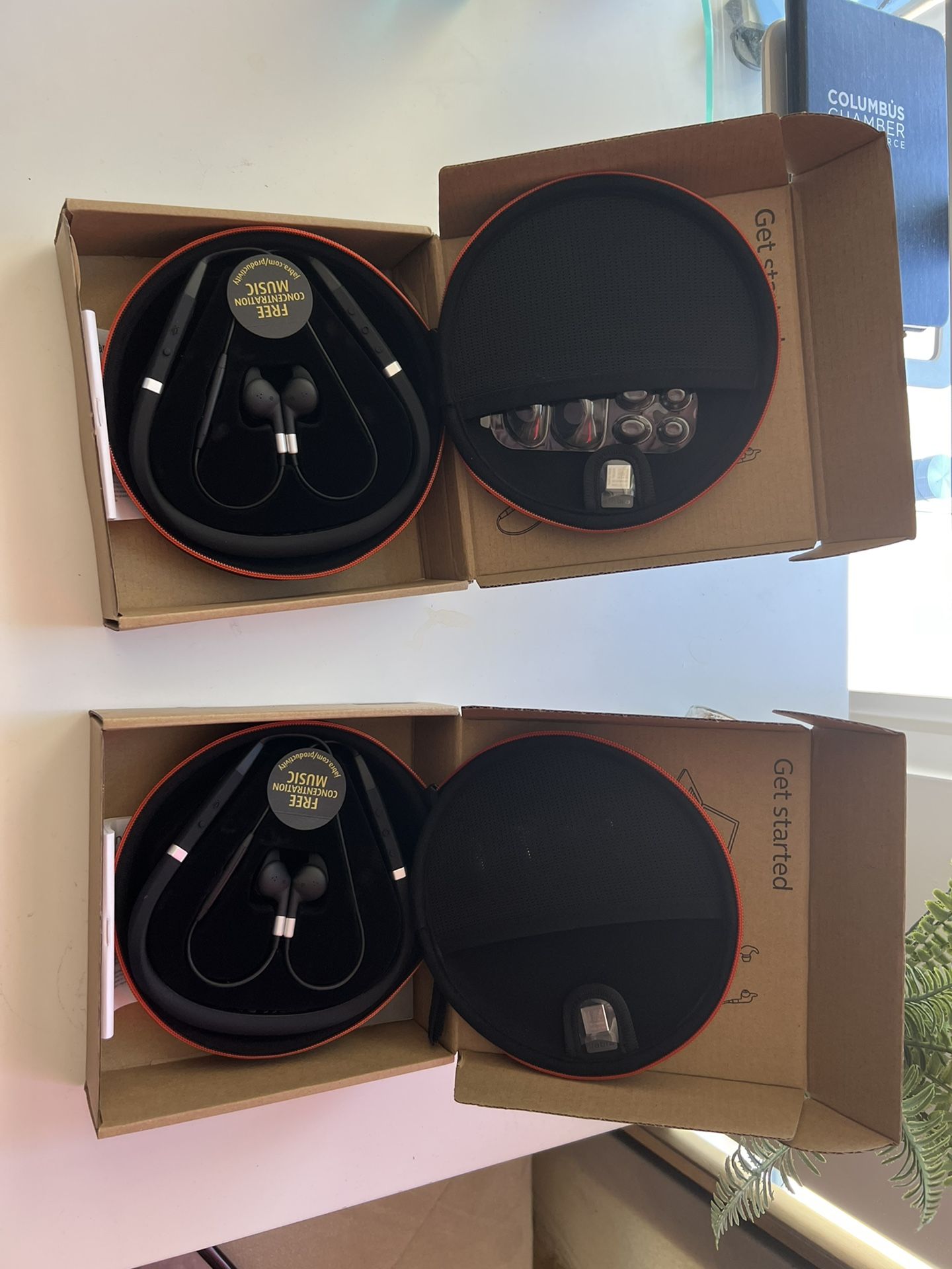 (2) BRAND NEW Jabra 75e UC certified Wireless Earbuds