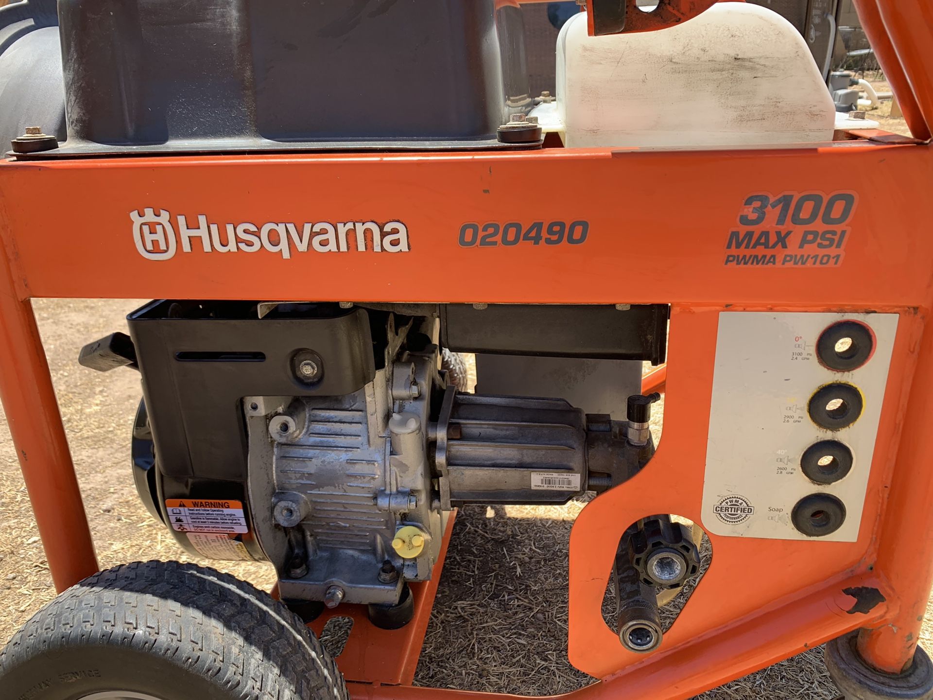 husqvarnapw3100pressurewasher for Sale in Mesa, AZ OfferUp